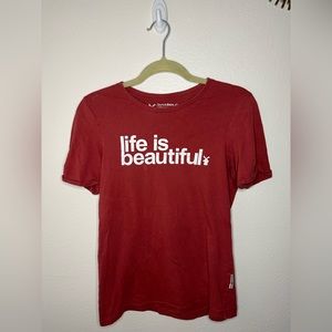 Dutch Bros 'Life is Beautiful' Red T-Shirt